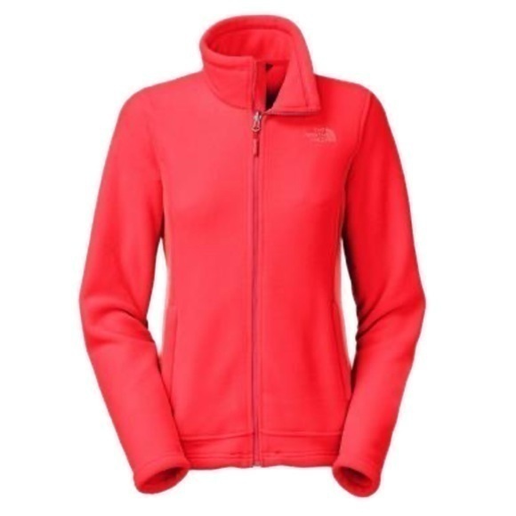 The North FaceOsito Fleeze Zip Up Jacket Orange Color Woman’s Medium